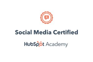 Social media certified HubSpot